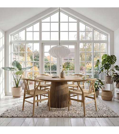 Svendborg Extendable Round Dining Table ø140 Natural Oak