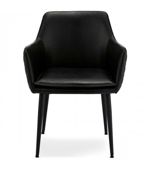 Shiva Dining Chair Black Front